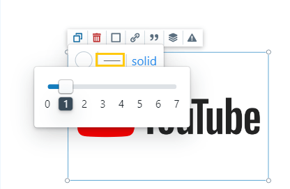 Border width