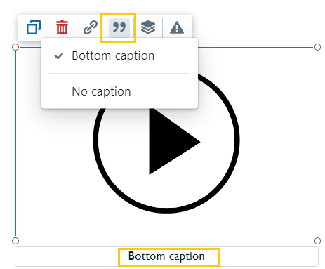 Bottom captions