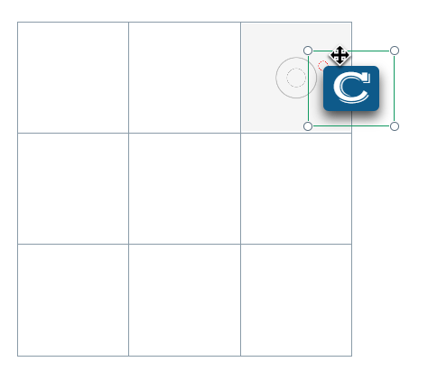 Drop in a magnet in a table cell