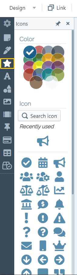  Icons in Toolbar