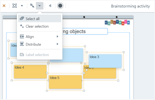 Selection actions