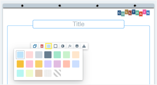 Shape toolbar options